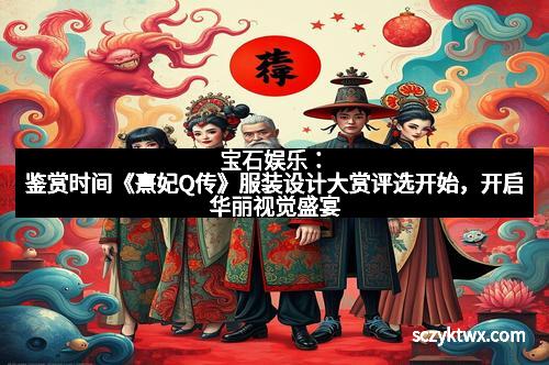宝石娱乐：鉴赏时间《熹妃Q传》服装设计大赏评选开始，开启华丽视觉盛宴